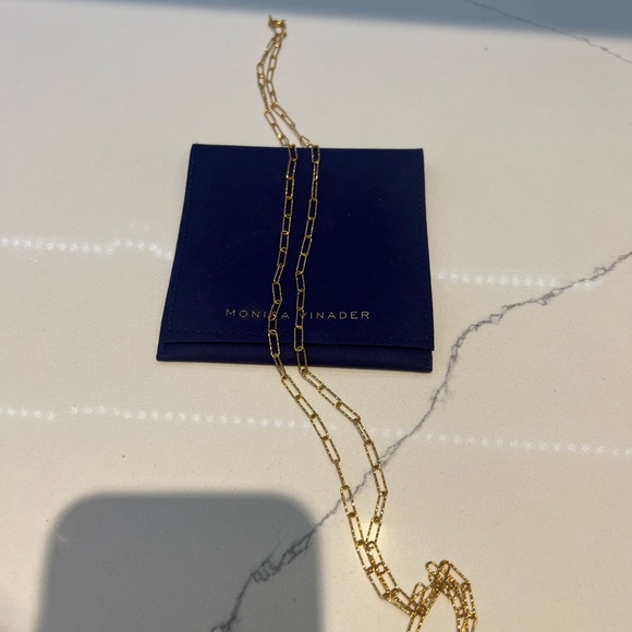 Monica Vinader Alta Textured Chain Necklace - Picture 6 of 6